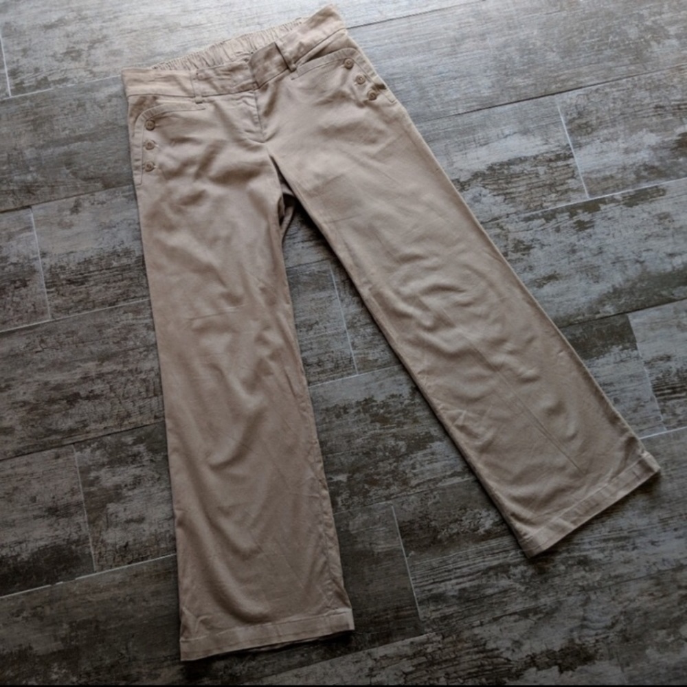 A Pea in the Pod Tan Maternity Pants